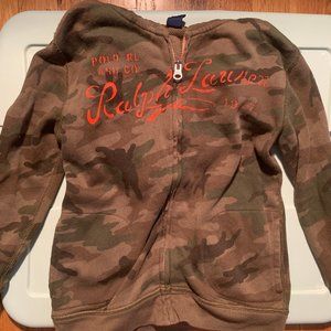 Boys Ralph Lauren Camouflage Zip-up Hoodie (6)
